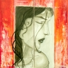 Portrait in rot